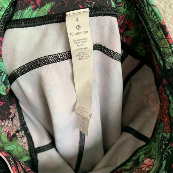 Lululemon Time to Sweat Crop Zen Garden Athleisure Workout Activewear 4 - Picture 15 of 15